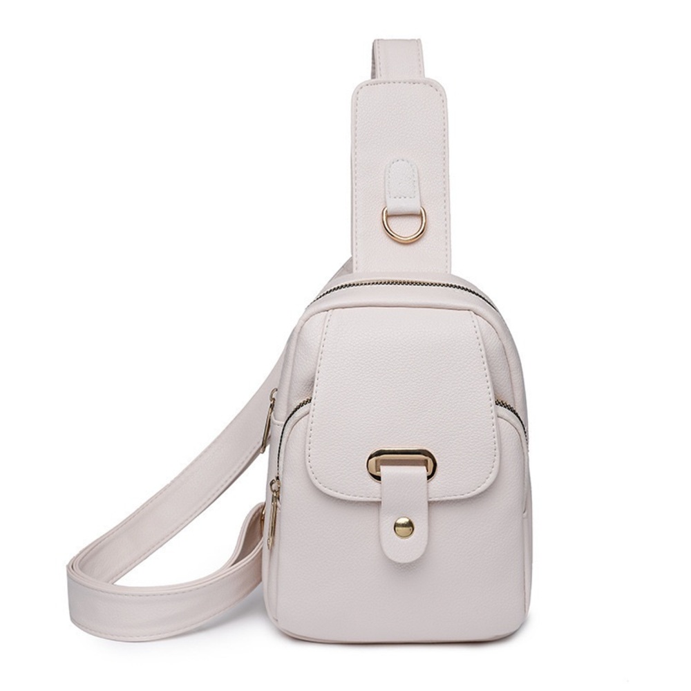 Elegant Cream Crossbody Bag